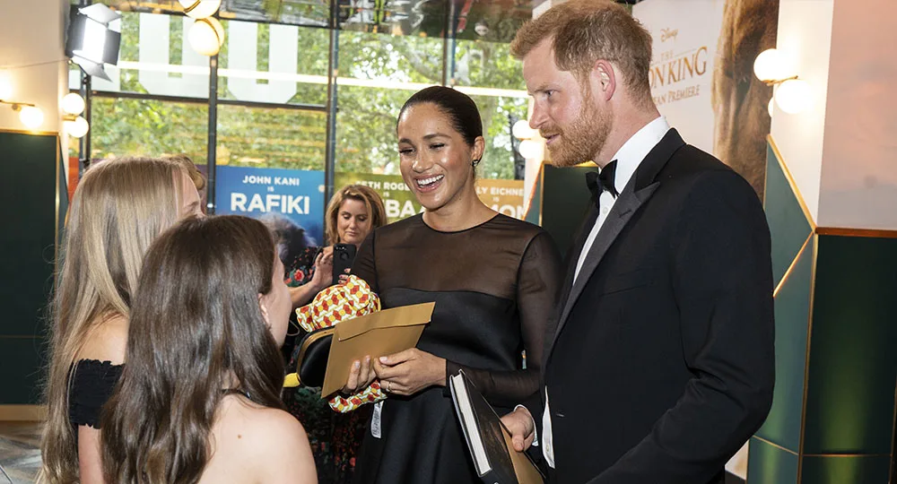 prince harry and meghan markle children lion king