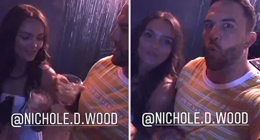The Bachelor's Nichole Wood was spotted with none other than Dan Webb from Married At First Sight at a bar on the Gold Coast on Sunday night.