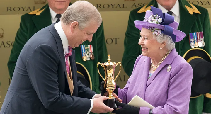 Prince Andrew and Queen Elizabeth