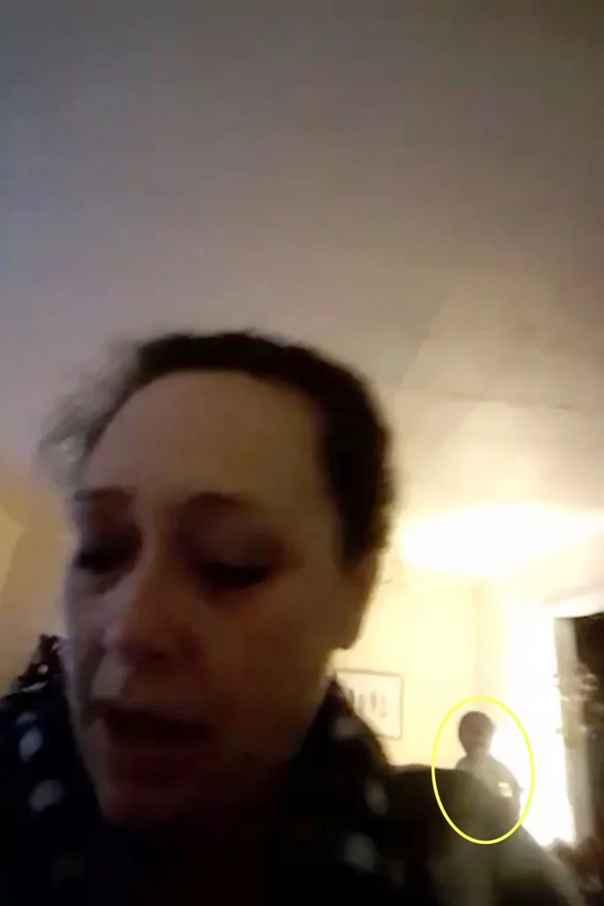 Mum captures horrifying paranormal figure on video chat to best friend