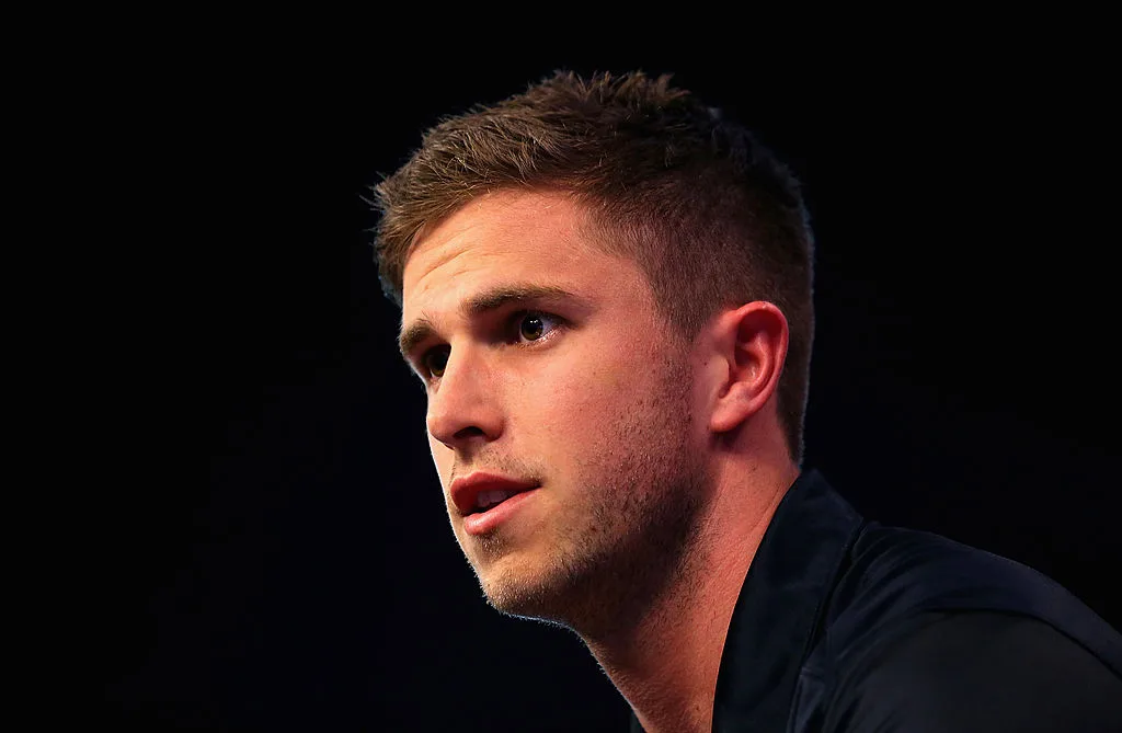 Portrait of Marc Murphy, captain of the Blues