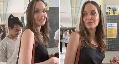 Angelina Jolie’s tears as she says goodbye to Maddox