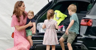 Kate, William and kids surprise passengers on economy flight