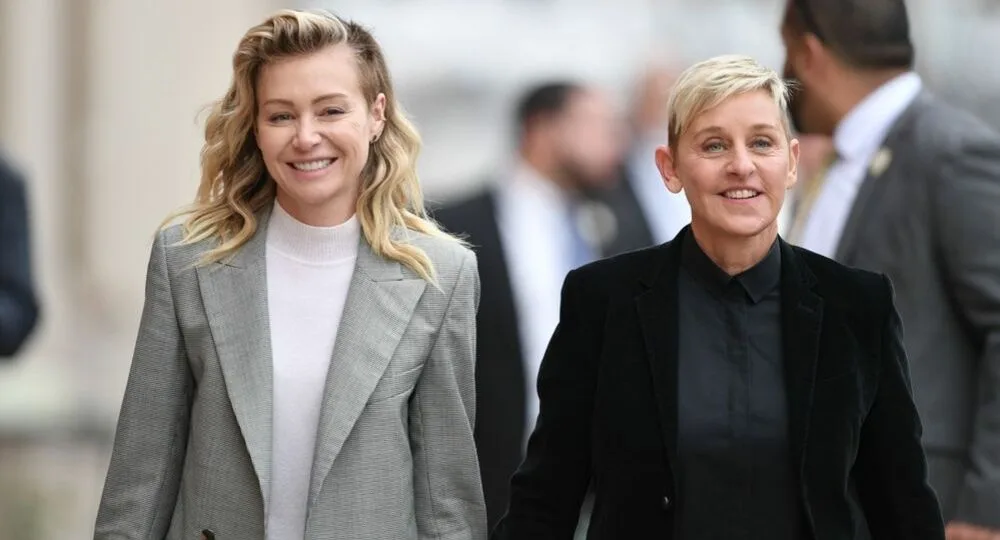 Ellen DeGeneres Portia De Rossie Rescue pup