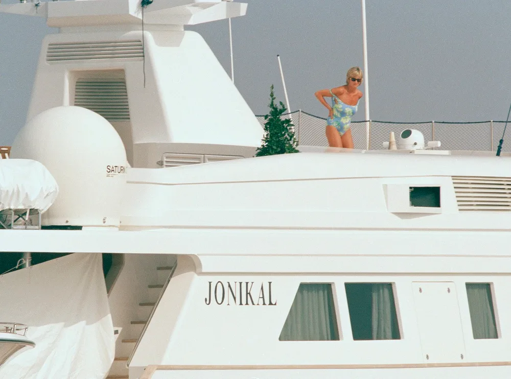 Diana on the Jonikal in 1997.