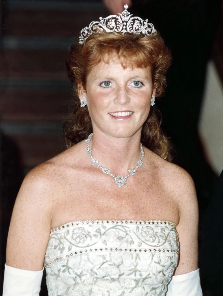 Duchess of York, Sarah Ferguson, wearing the York Diamond Tiara