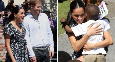 Prince Harry and Meghan Markle step out together holding hands