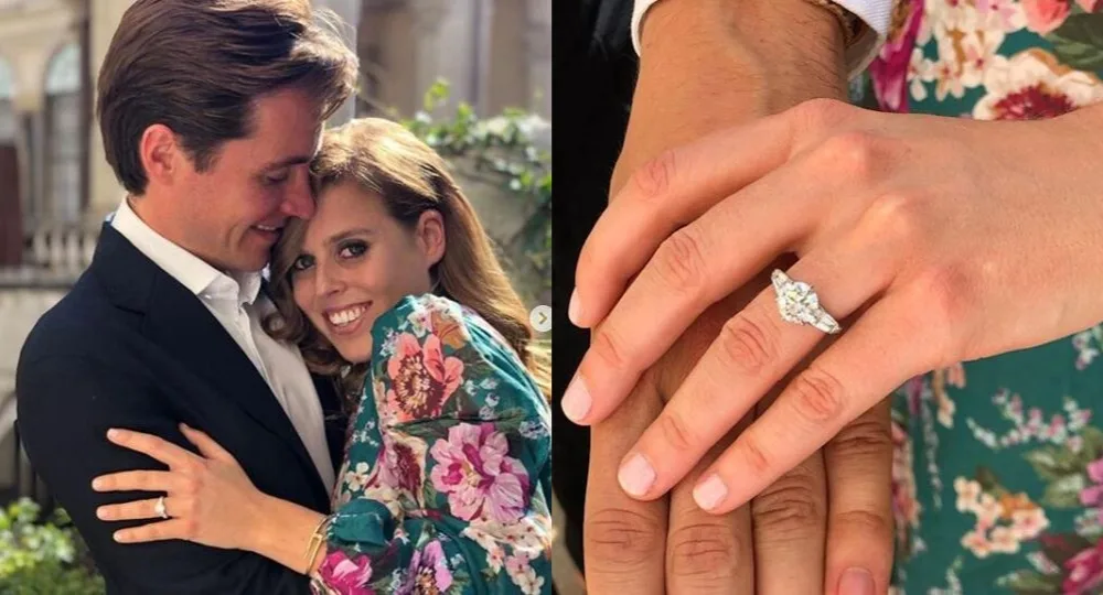 Princess Beatrice Edoardo Mapelli Mozzi engagement ring