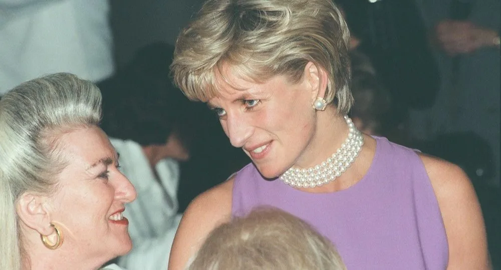 Princess Diana with Marie Sutton