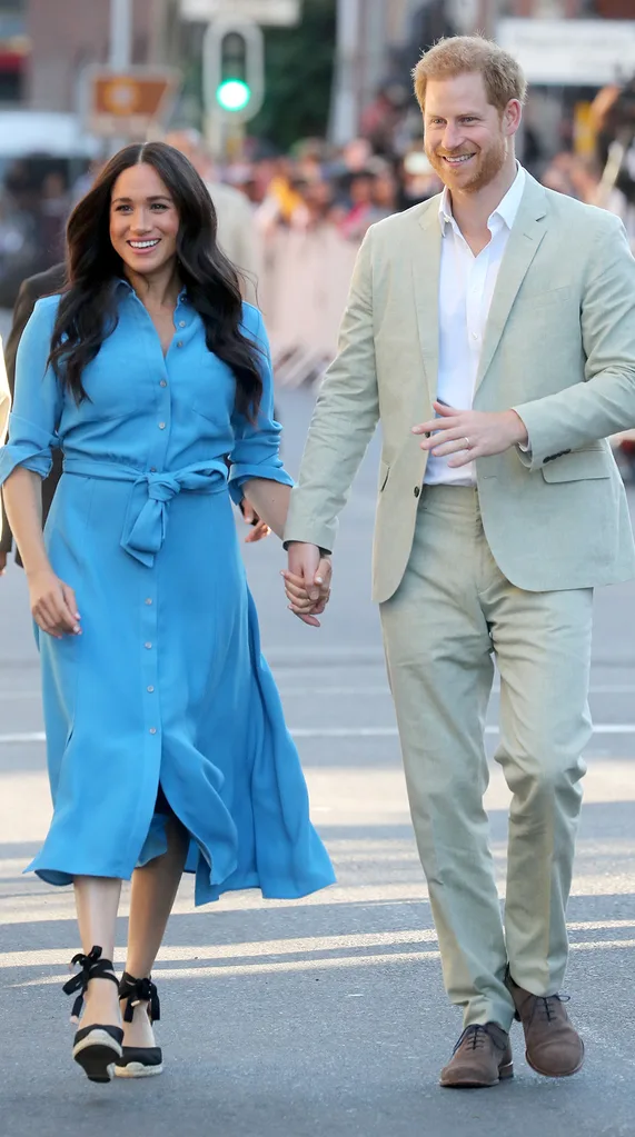 meg blue dress