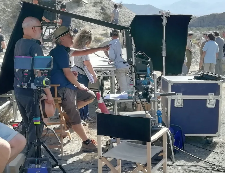 First photos of Josh O'Connor and Emma Corrin playing Charles and Diana in season four of The Crown. Josh and Emma were spotted filming the Netflix hit in Almeria, Spain, on September 29, 2019.