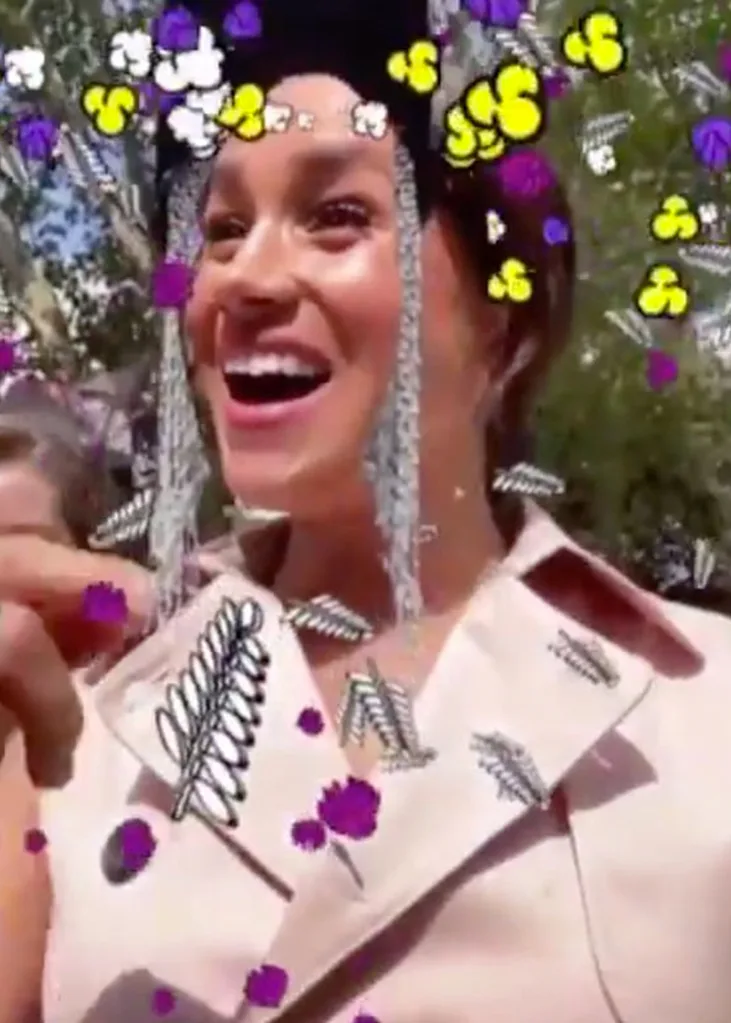 Meghan Markle Own Ur Crown Instagram filter