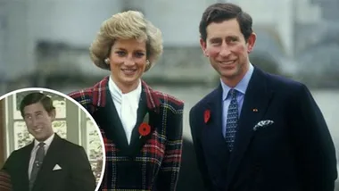 Moment Prince Charles rolls his eyes at Diana night before wedding