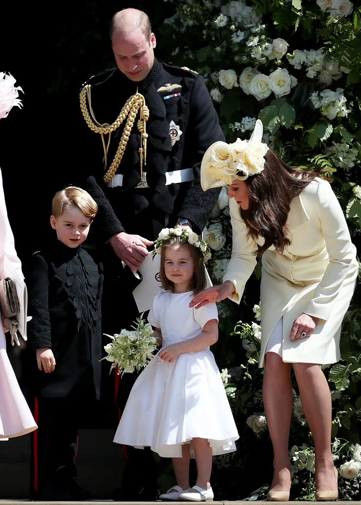 Prince William Kate Middleton Princess Charlotte Prince George royal wedding Prince Harry Meghan Markle