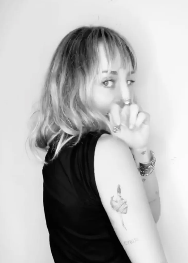 Miley Cyrus tattoo