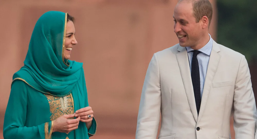 Prince William Kate Middleton visit mosque