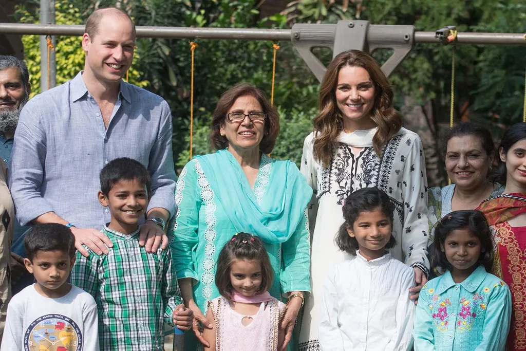 Kate Middleton and Prince William visited the SOS Childrens village for the second time.