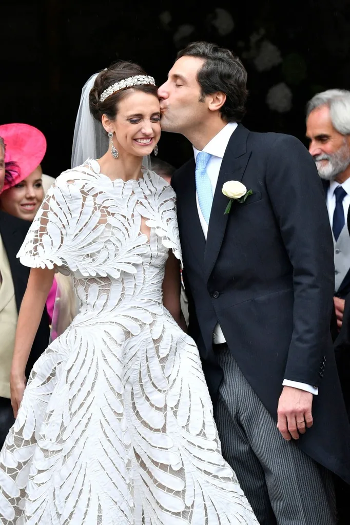 the wedding Prince Jean-Christophe Napoleon Bonaparte and his bride Countess Olympia von und zu Arco-Zinneberg wedding
