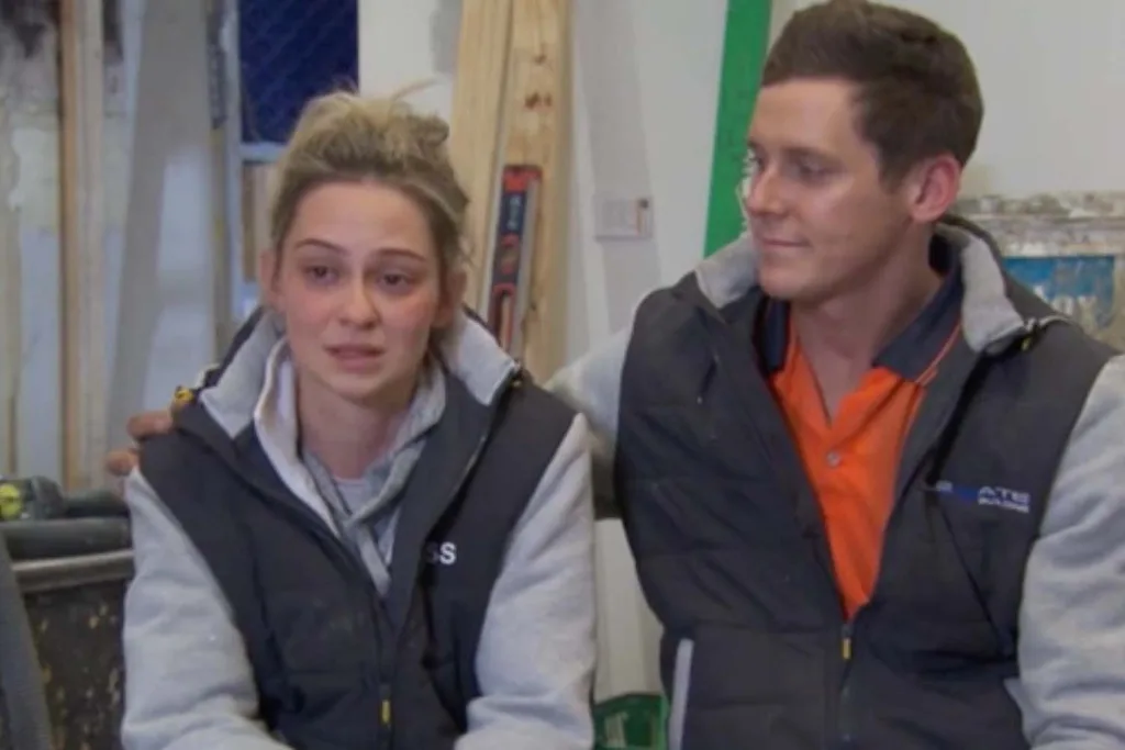 The Block Tess and Luke cry