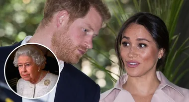 Queen removes Harry and Meghan photo following doco