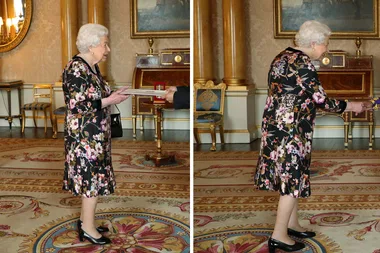 The Queen’s dress had a secret message