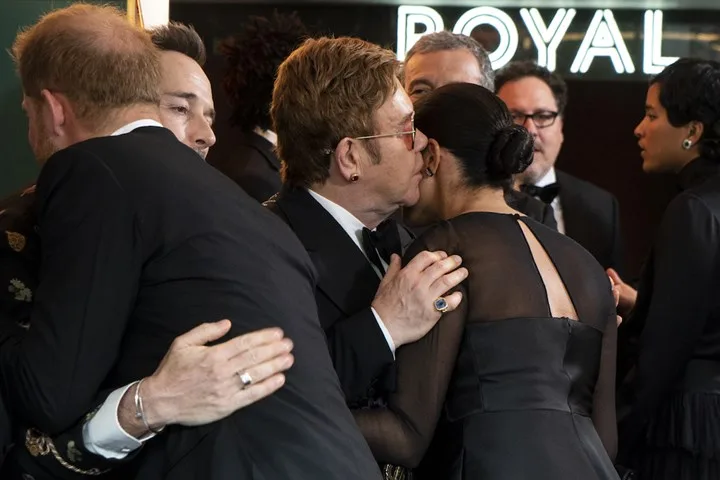 Elton and Meghan Markle