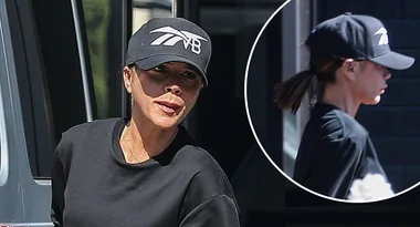 Something to tell us? Victoria Beckham is spotted with noticeably plumper lips