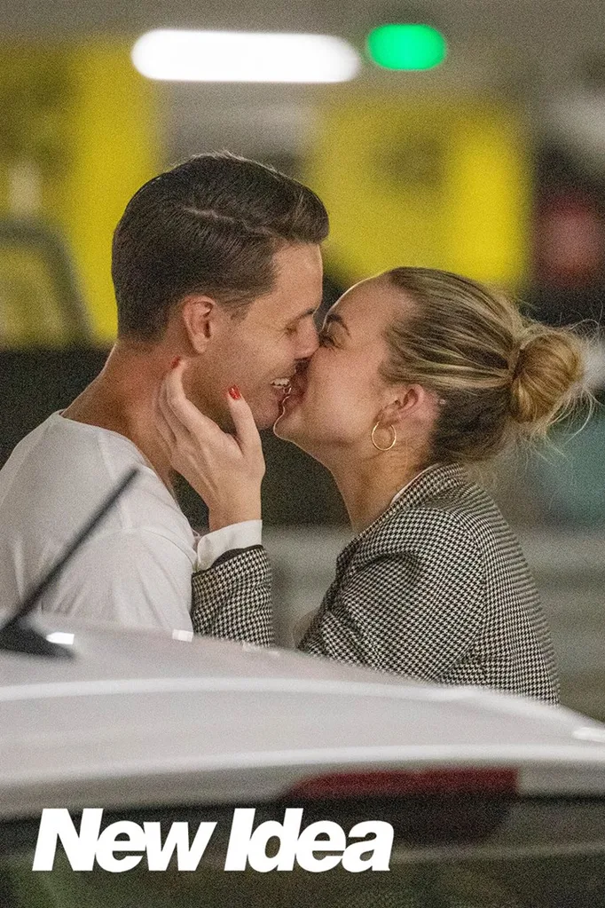 Abbie Chatfield kissing Todd King