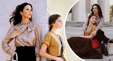 Catherine Zeta Jones appears in ad campaign with her daughter Carys Douglas