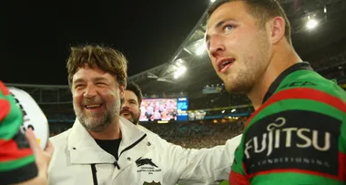 Russell Crowe describes Sam Burgess as ‘a hero’ amid AVO drama