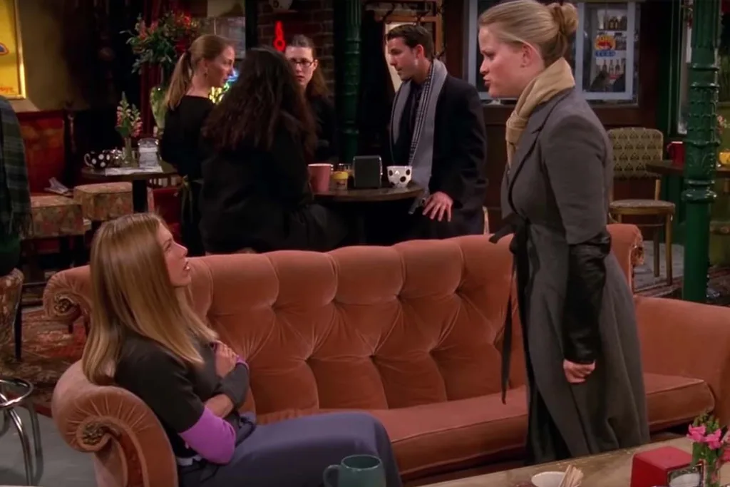 Reese Witherspoon played Jill (Rachel Green's sister) opposite Jennifer Aniston on Friends