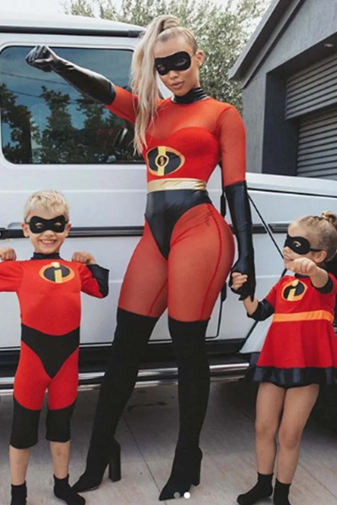 Tammy Hembrow dresses as Incredibles