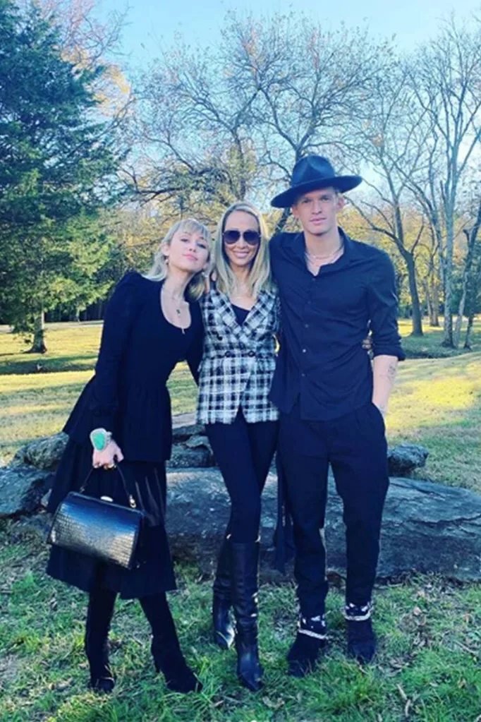 Miley Cyrus Cody Simpson attend Braison Cyrus wedding Nashville