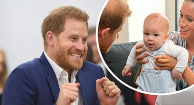 Prince Harry shares sweet snap of baby Archie in his team’s jersey