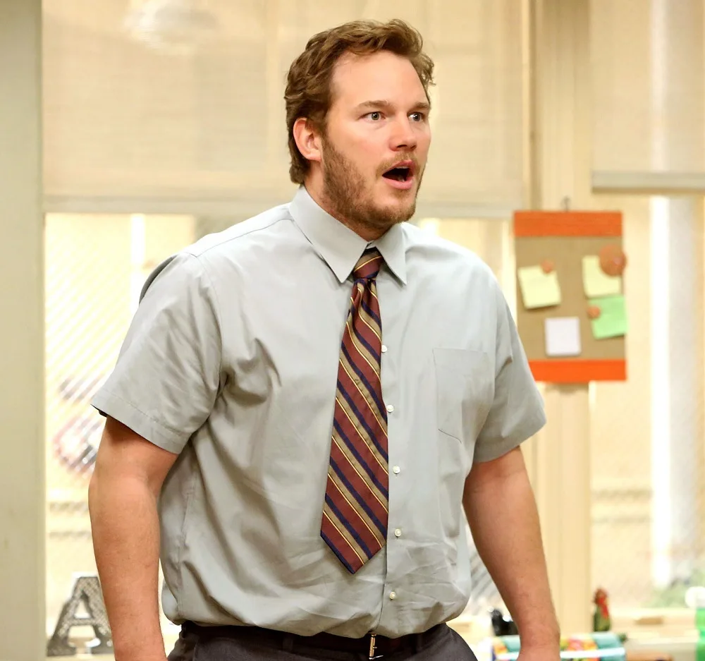 Pratt as Andy Dwyer.