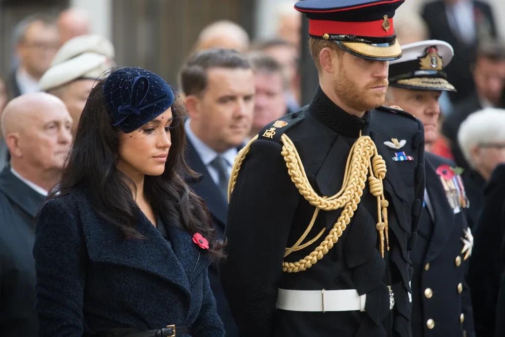 Meghan and Harry on duty on Thursday