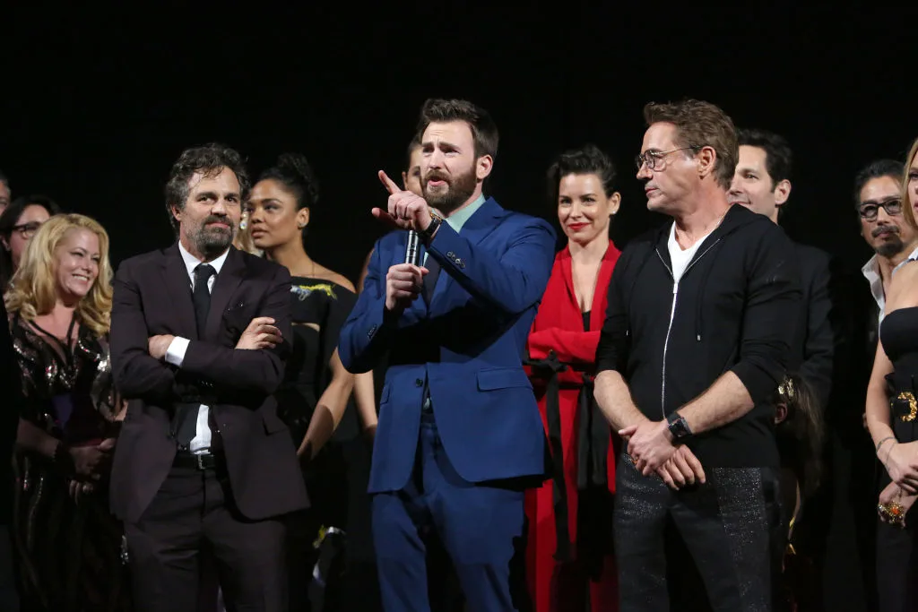 Chris Evans at the LA World Premiere of "Avengers: Endgame"