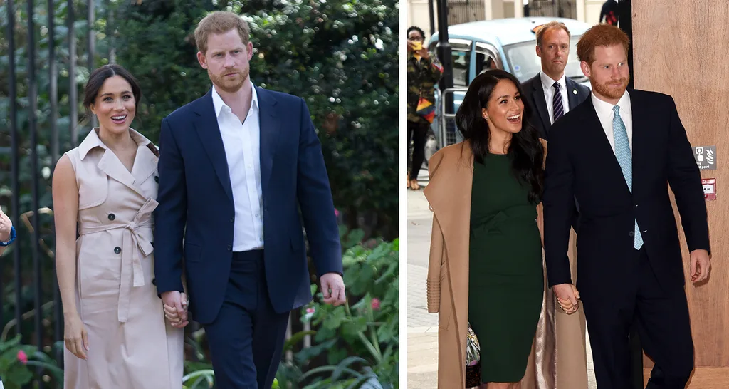 Prince William Kate Middleton back rub PDA