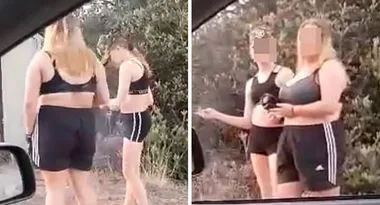 Shocking new bushfire video: Girls filmed setting their clothes on fire near bushland