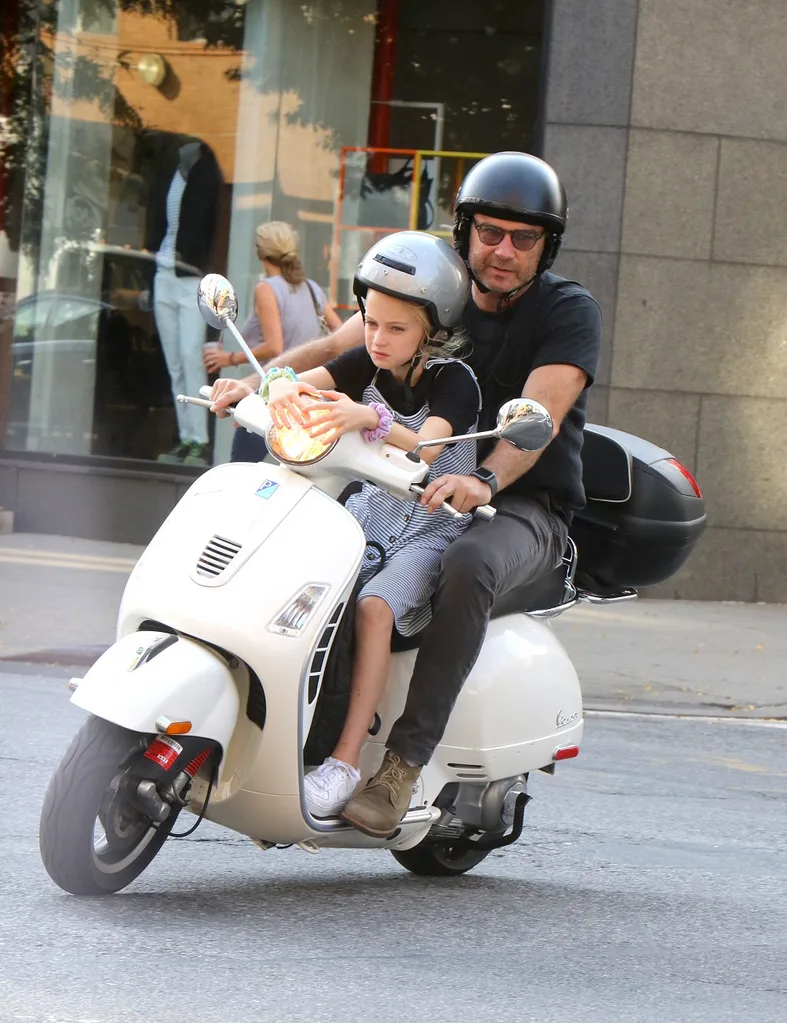Liev with daughter tk in New York.