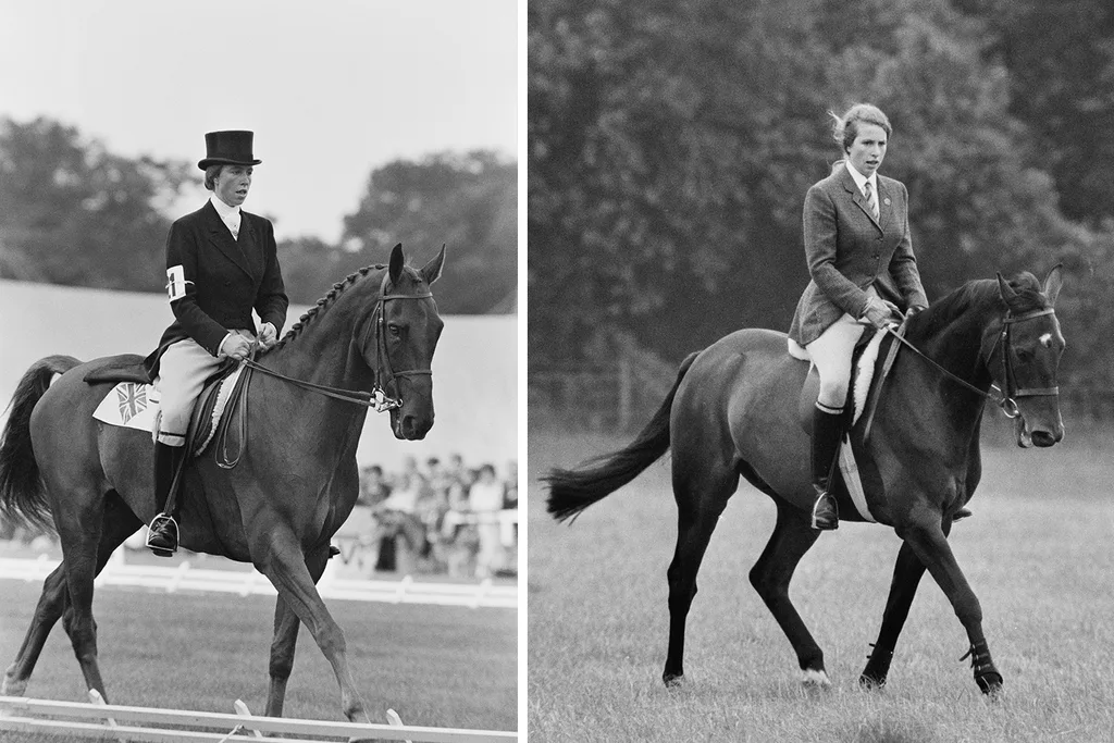 Queen Elizabeth II Princess Anne horse racing