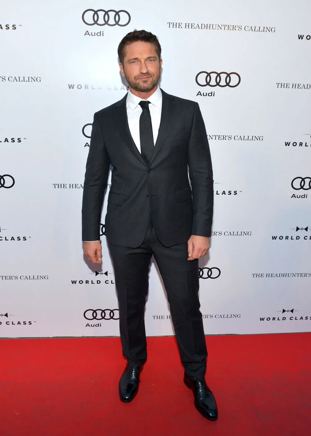 Actor Gerard Butler attends Pre-Screening Event For 'The Headhunter's Calling' Co-Hosted By Audi during 2016 Toronto International Film Festival at Roy Thomson Hall on September 14, 2016 in Toronto, Canada.