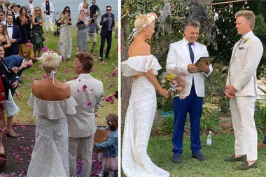 My Kitchen Rules star Scott Gooding marries actress Matilda Brown