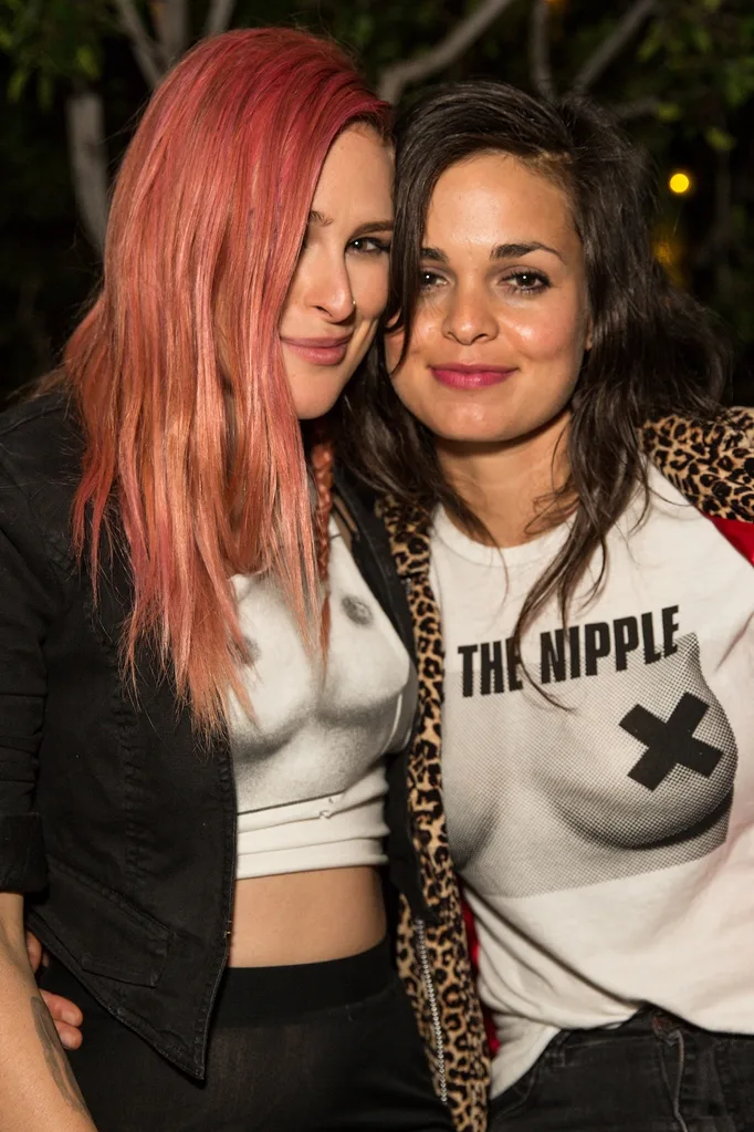 Lina Esco with fellow