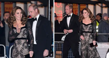 Kate Middleton stuns in lace on royal date night with William