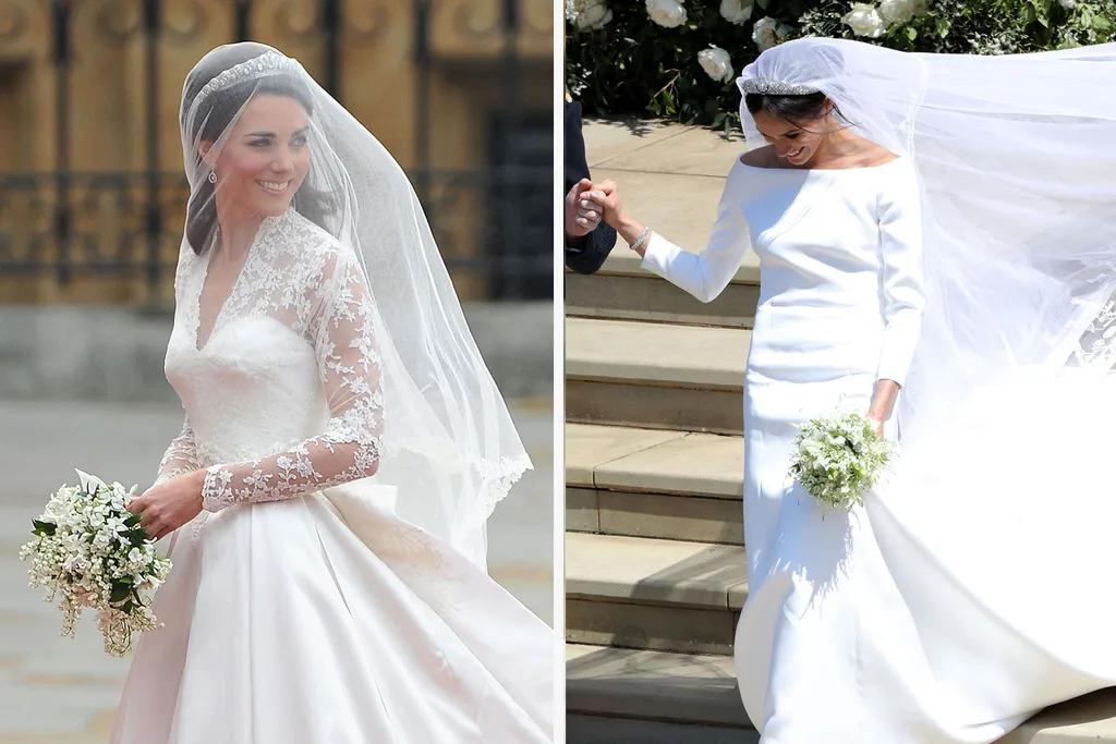 Kate Meghan wedding dress