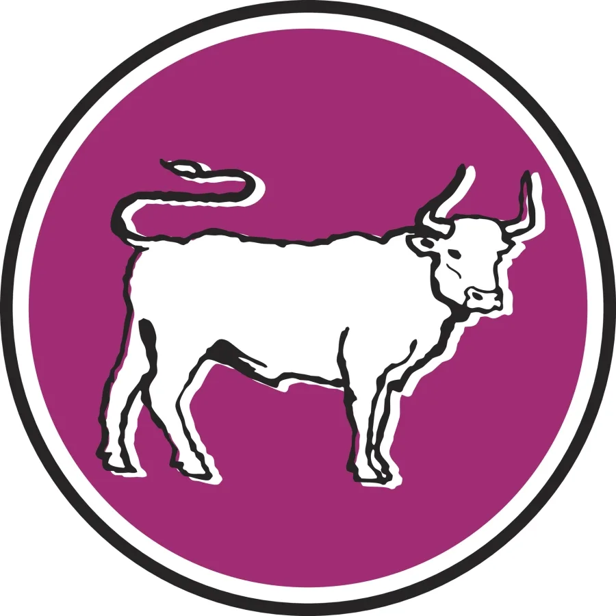 A purple Taurus illustration
