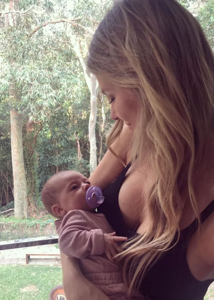 Jennifer Hawkins Frankie Violet baby