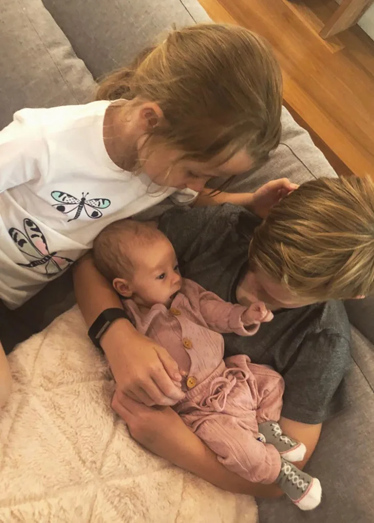 Jennifer Hawkins Frankie Violet baby