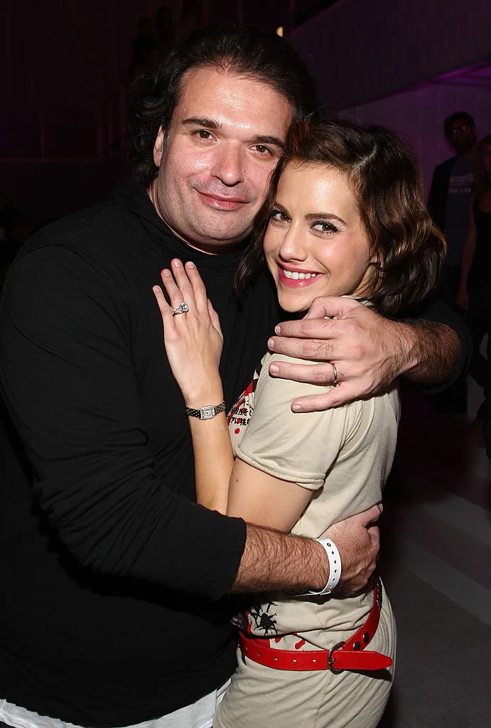 Brittany Murphy and Simon Monjack pictured together at Motorola's 9th Anniversary Party